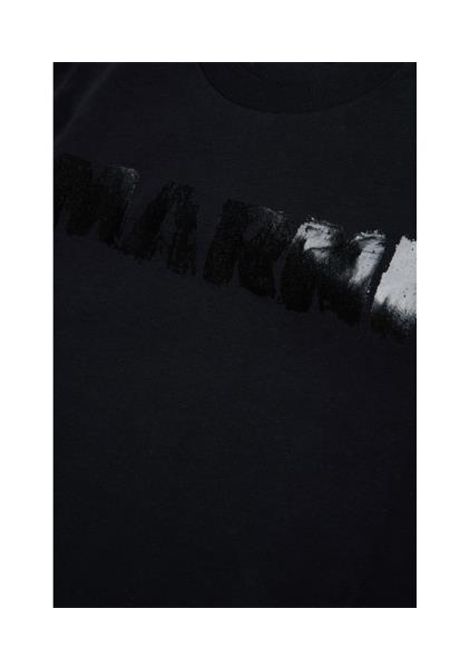 T-shirt con logo MARNI KIDS | M01901 M00Z10M900